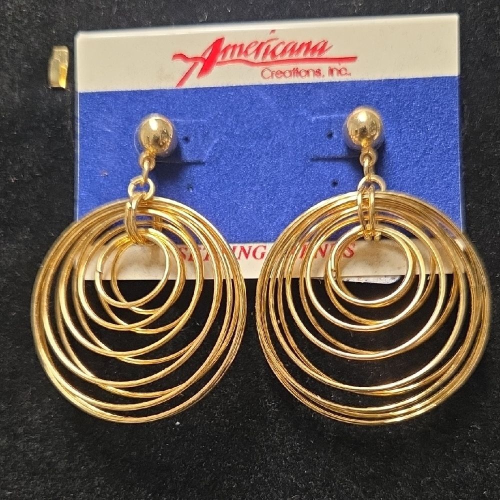 Gold Multi-Hoop Earrings